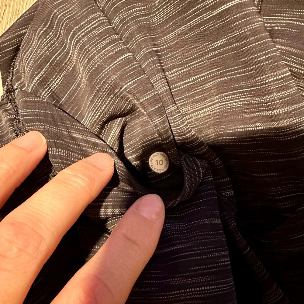 Lululemon Power Thru High-Rise Tight 25"
Heathered Black size 10 - Picture 7 of 7
